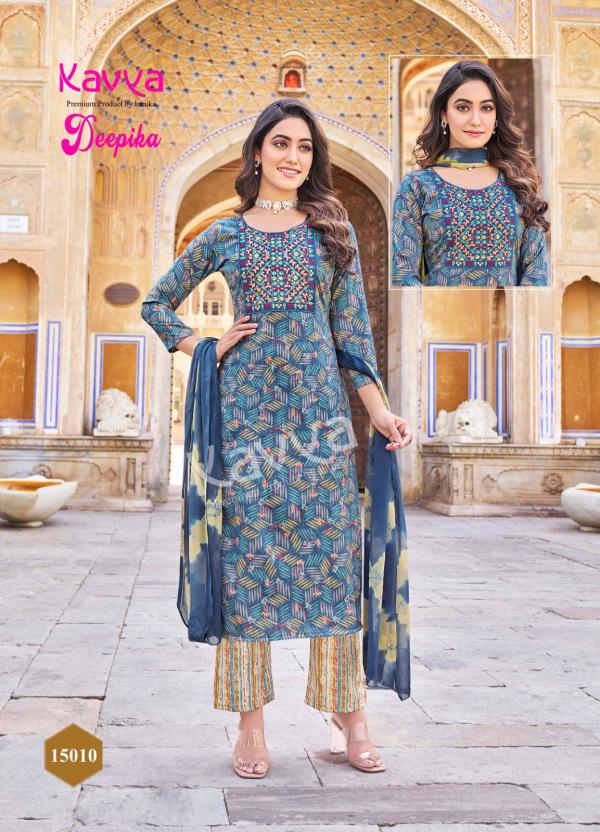 Kavya Deepika Vol 15 Designer Kurti Bottom With Dupatta